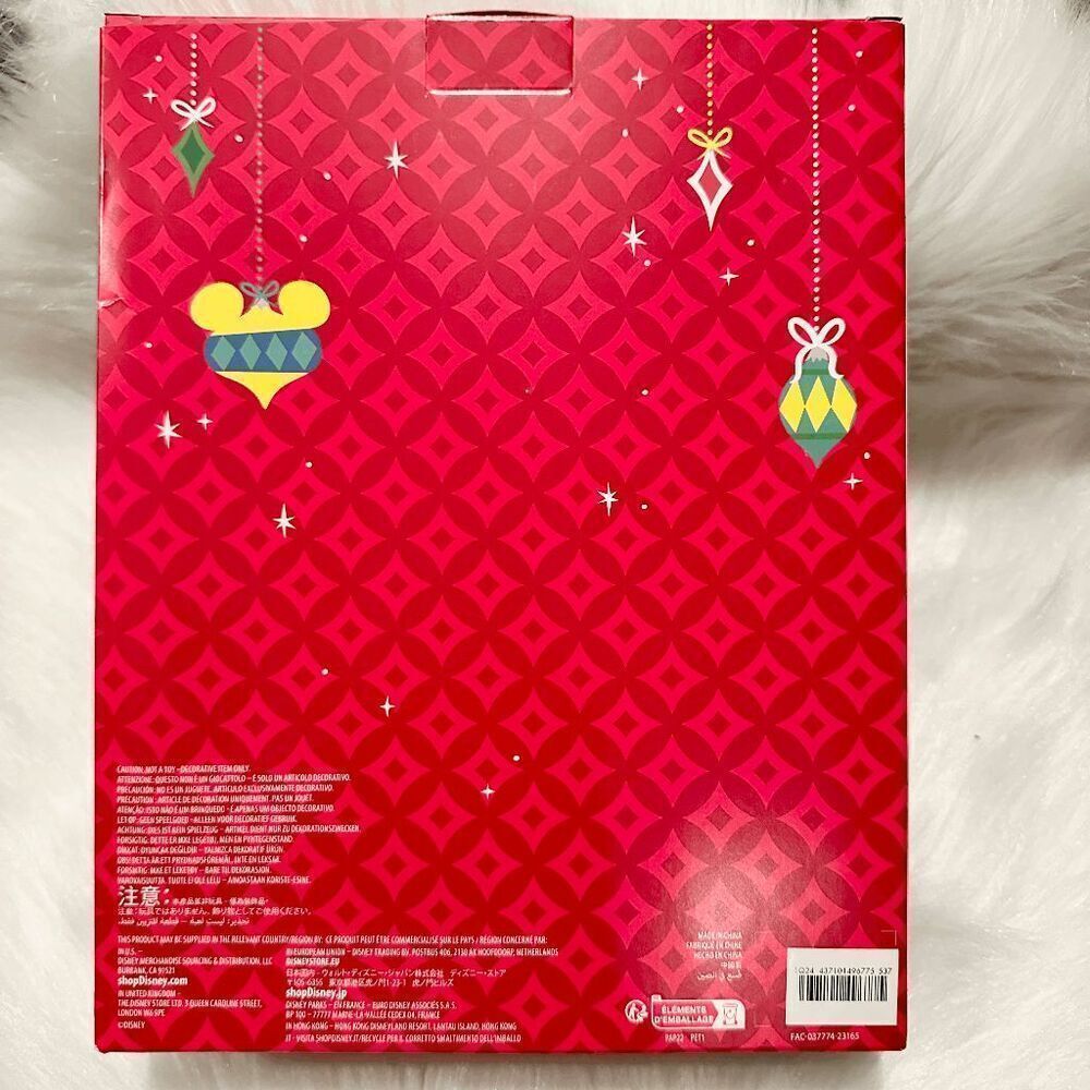 NEW Santa Mickey Mouse & Friends Sketchbook Ornament 8-pc Set 2023 New in Box - Picture 9 of 9
